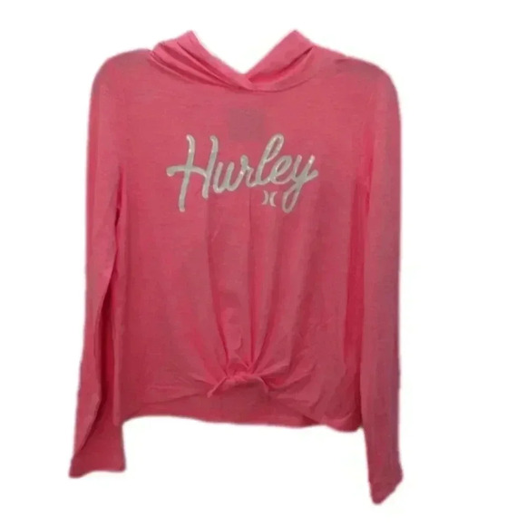 Hurley Active Beach Long Sleeve Hooded Graphic Tee - Picture 1 of 5